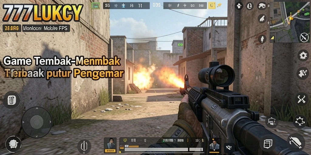 Screenshot gameplay 777LUKCY menunjukkan pertempuran seru dan grafis mendetail.