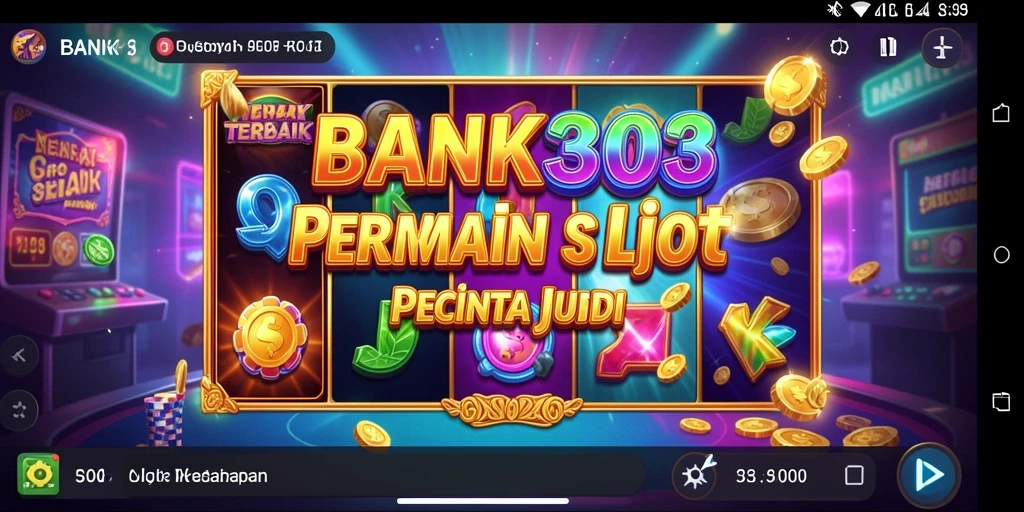 Screenshot BANK303 yang menampilkan gameplay Slot yang seru dan penuh warna.