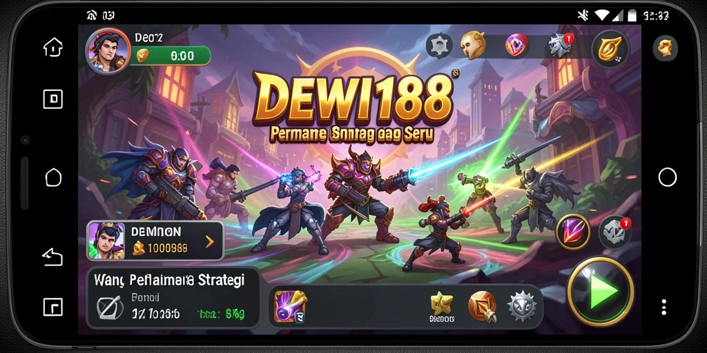 Tangkapan layar gameplay DEWI188 menunjukkan pertempuran epik dan strategi yang mendalam.