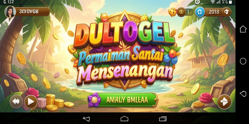 Tampilan gameplay DULTOGEL yang menarik dan menyenangkan.