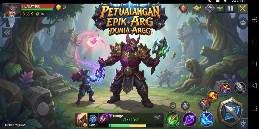 Tampilan aksi epik dari gameplay FENDY188 yang memukau.