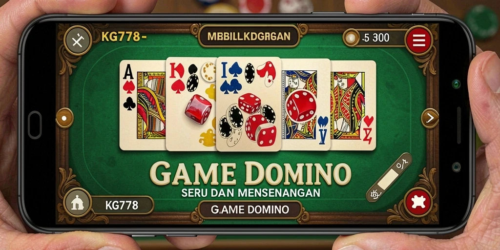 Gameplay Domino yang seru dan mendebarkan di KG778.