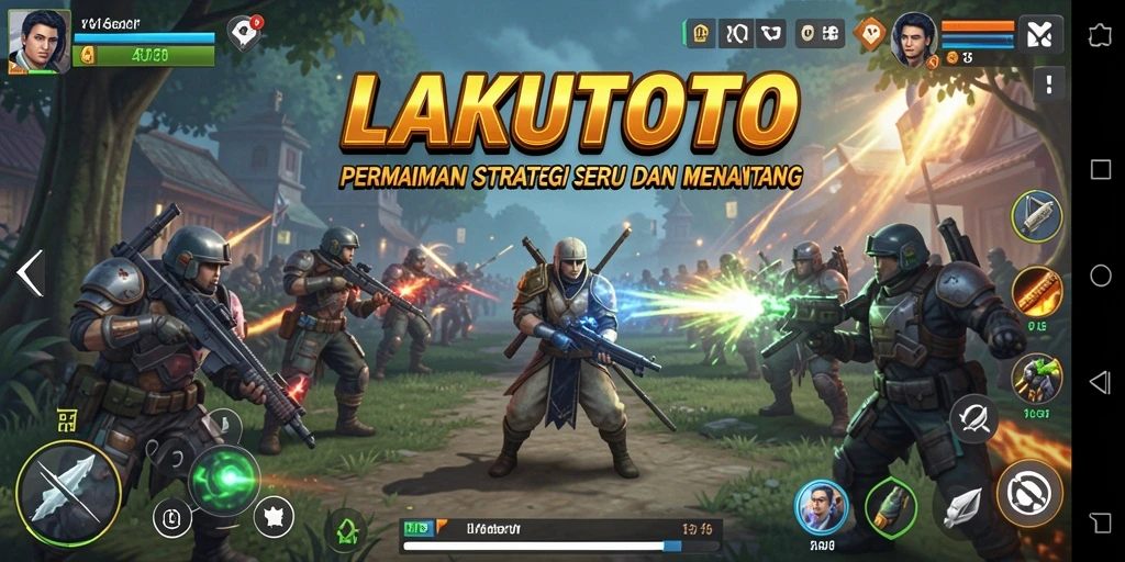 Tampilan gameplay seru dari LAKUTOTO yang menantang.