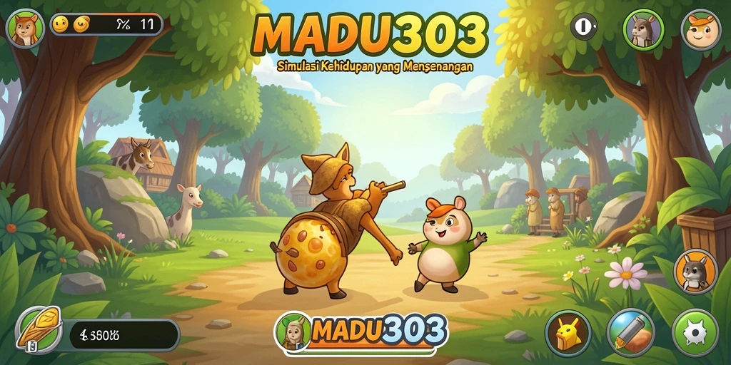 Tampilan gameplay MADU303 yang menawan dan interaktif.