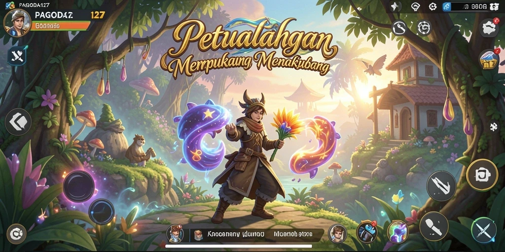 Menampilkan gameplay seru dalam dunia petualangan yang menakjubkan.