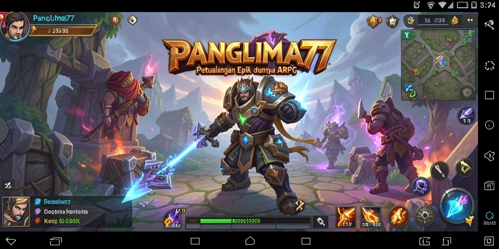 Gameplay seru dan menantang dalam PANGLIMA77 dengan grafis yang memukau.