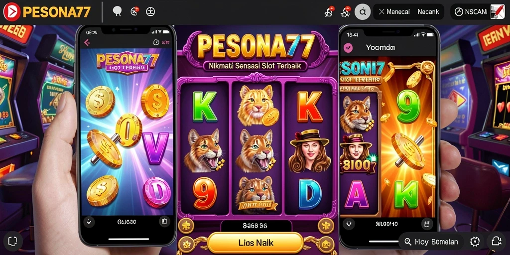 Tampilan menarik dari gameplay Slot PESONA77 yang seru.