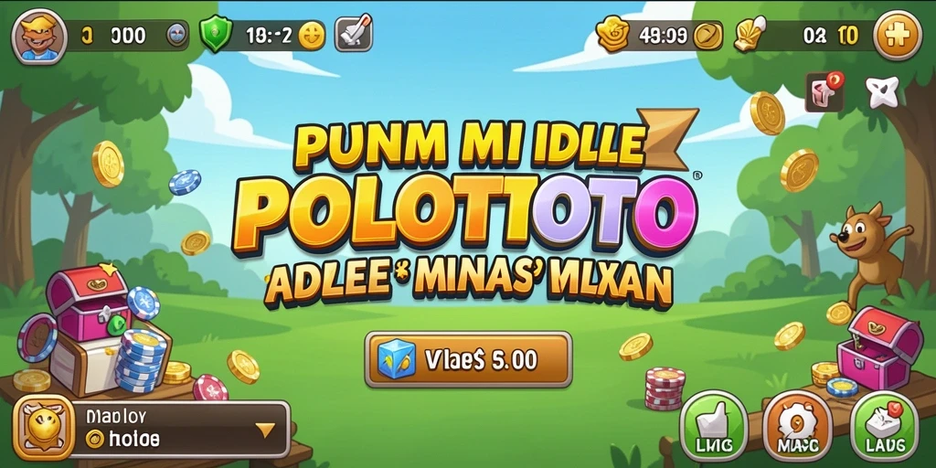 Tampilan gameplay seru dari POLOTOTO yang penuh warna.