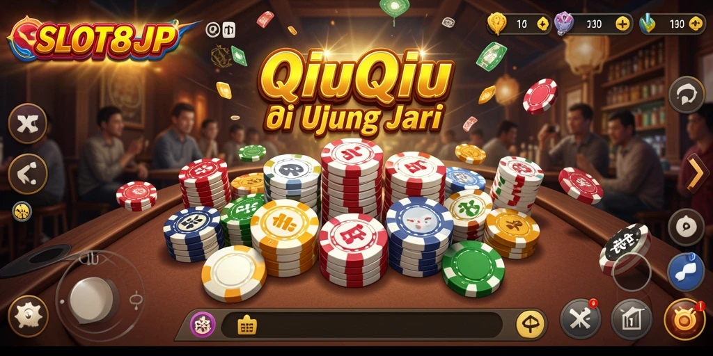 Tampilan menarik dari permainan QiuQiu di SLOT88JP.