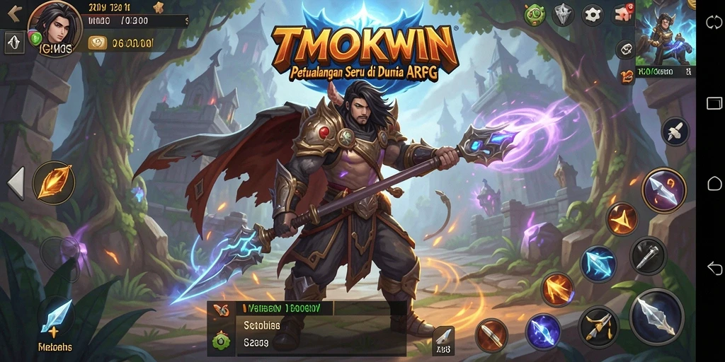 Tampilan menarik dari gameplay ARPG TMOKWIN yang seru.