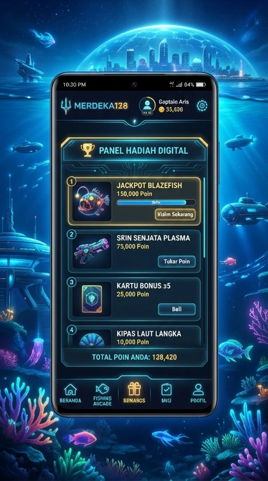 Tampilan kategori aplikasi lengkap di merdeka138.